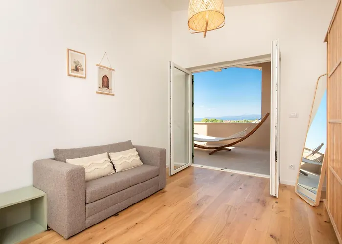 Olive Ocean With Pool And Seaview Vila Sveti Anton (Krk)